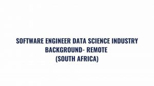 DATA SCIENCE AND DATA ENGINEER JOB OPPORTUNITY