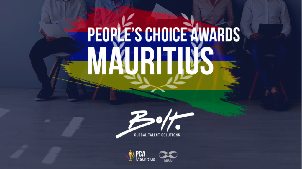 Vote for Bolt Talent Solutions Recruitment Agency People's Choice Awards Mauritius